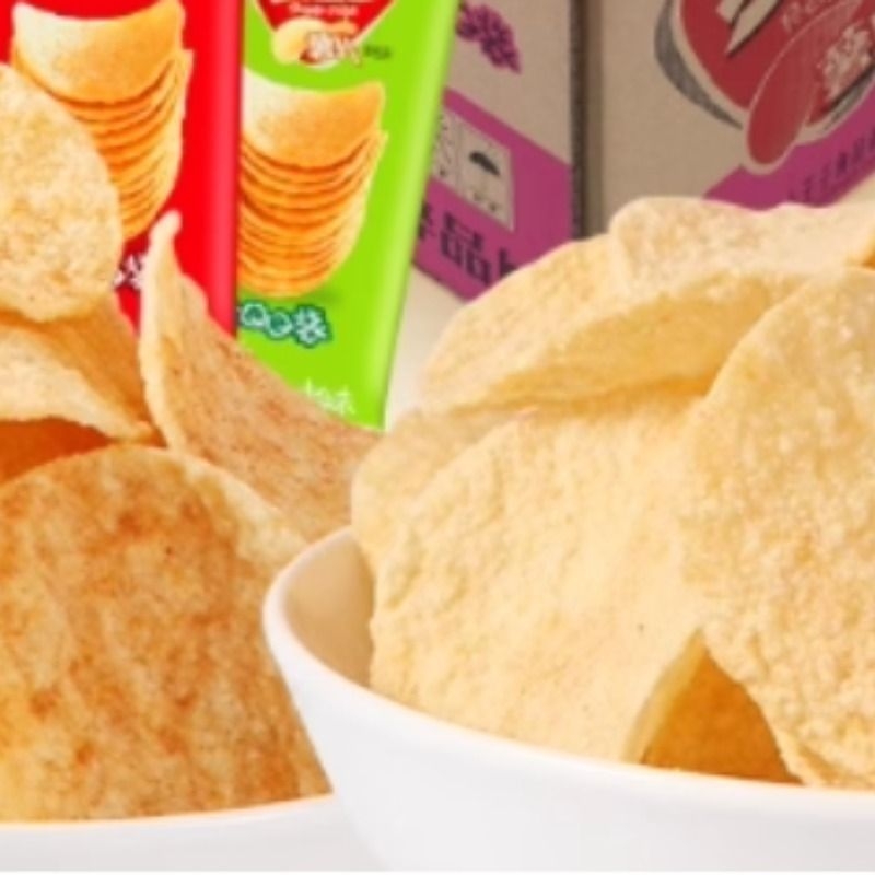 新QQ薯片 独立包装薯片4斤 多种口味散装薯片 香辣番茄味薯片 休