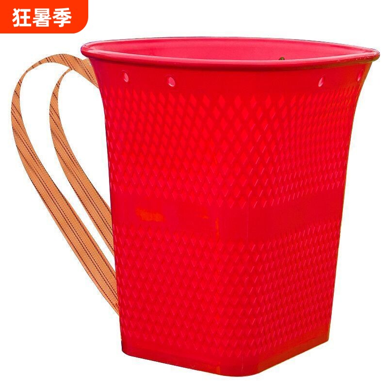 特大号熟胶塑料背篓成人家用背篼四川云南贵州买菜采蘑菇赶集加厚 - 实物图