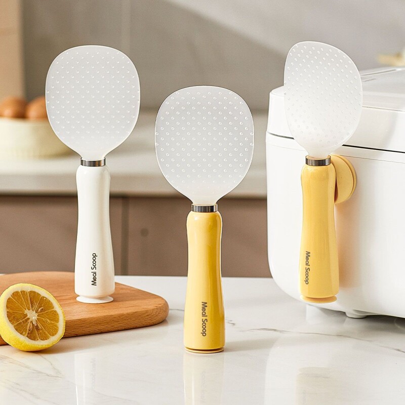 磁吸饭勺可立打饭铲子盛饭勺子食品级耐高温电饭煲米饭不粘电饭锅