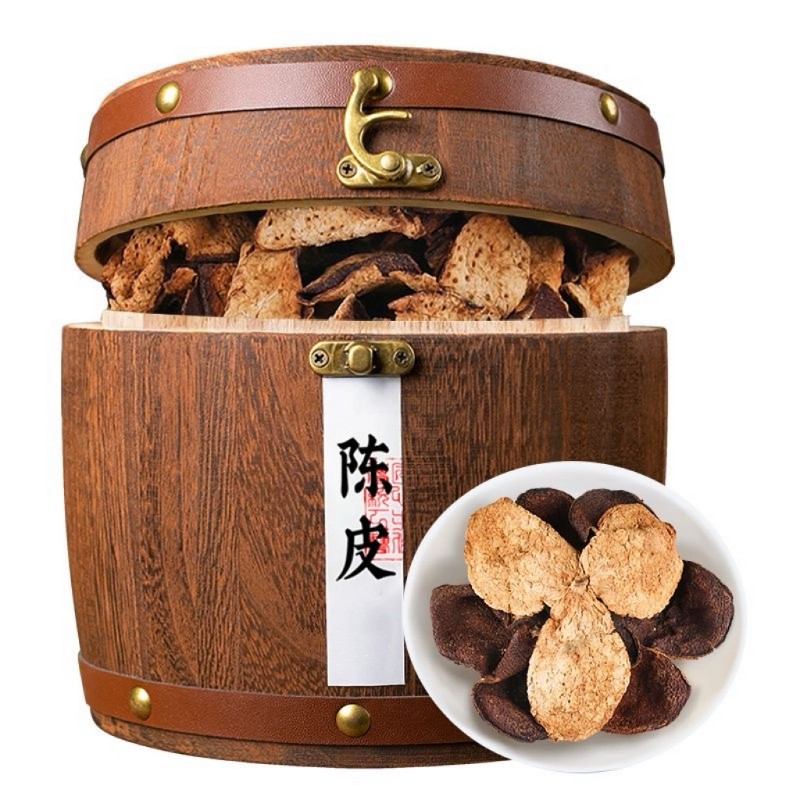 广东特产新会老陈皮木桶装250g