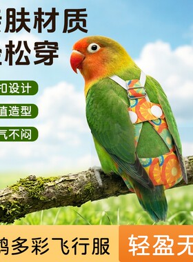 鹦鹉放飞服纸尿裤立体尿兜