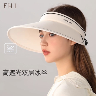 多规格可选 FHI女士空顶大帽檐遮脸防晒帽