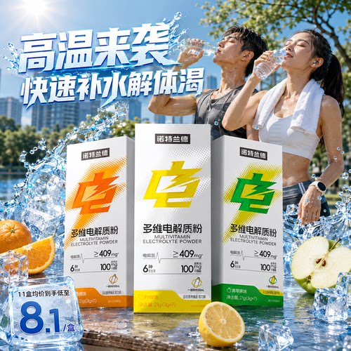 诺特兰德电解质冲剂粉骑行跑步运动补水电解质水维生素非饮料