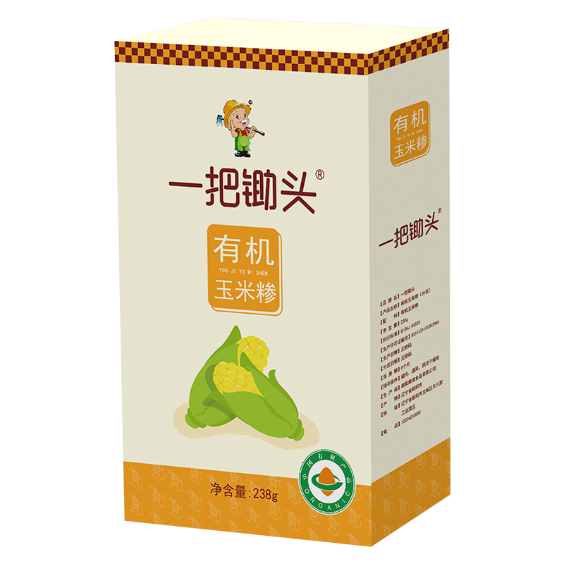 一把锄头有机玉米糁238g*1盒3盒多规格可选