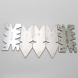 螺纹车刀量规美标公制ISO60度中心角度样板英制惠氏55度中心规USA