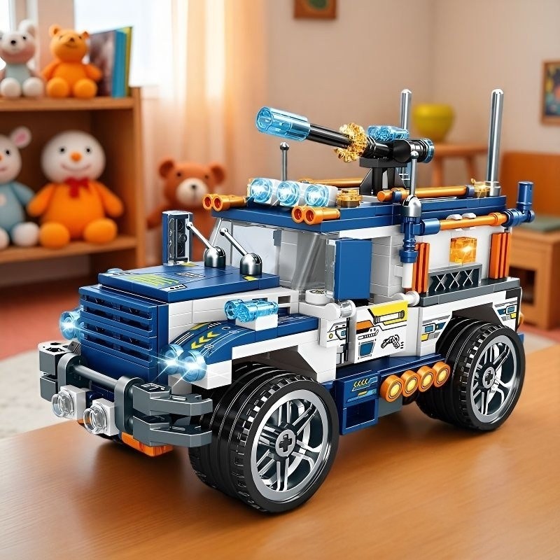 兼容乐高2025年新款装甲车积木特警车拼装模型儿童男孩子适用乐高