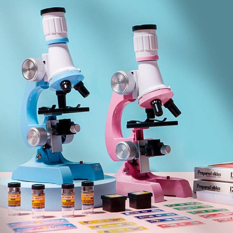 儿童显微镜玩具礼物家用专业科学器材生物实验套装小学生益智玩具