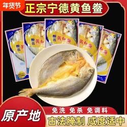 黄鱼鲞新鲜冷冻宁德霞浦黄花鱼大黄鱼三去小黄鱼海鱼海鲜干货水产