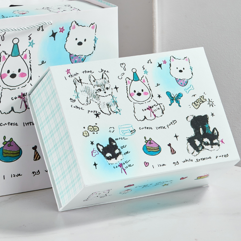 七夕情人节礼盒空盒子生日高级小号礼物盒包装盒惊喜仪式感男女生