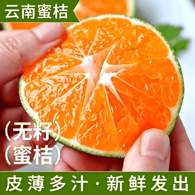 云南橘子9新鲜水果当季整箱时令孕妇青皮蜜橘蜜桔10小柑橘桔子