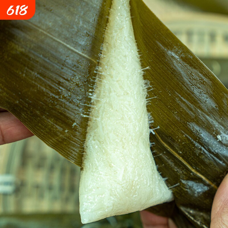 洪湖清水粽湖北白米粽白水粽子小粽子原味早餐粽手工迷你纯糯米粽