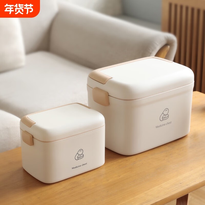 家用医药箱大容量家庭装便携急救医疗箱药盒收纳箱药品收纳盒常备,收纳整理,医药箱,淘宝优惠券,粉丝福利购,淘宝优惠卷