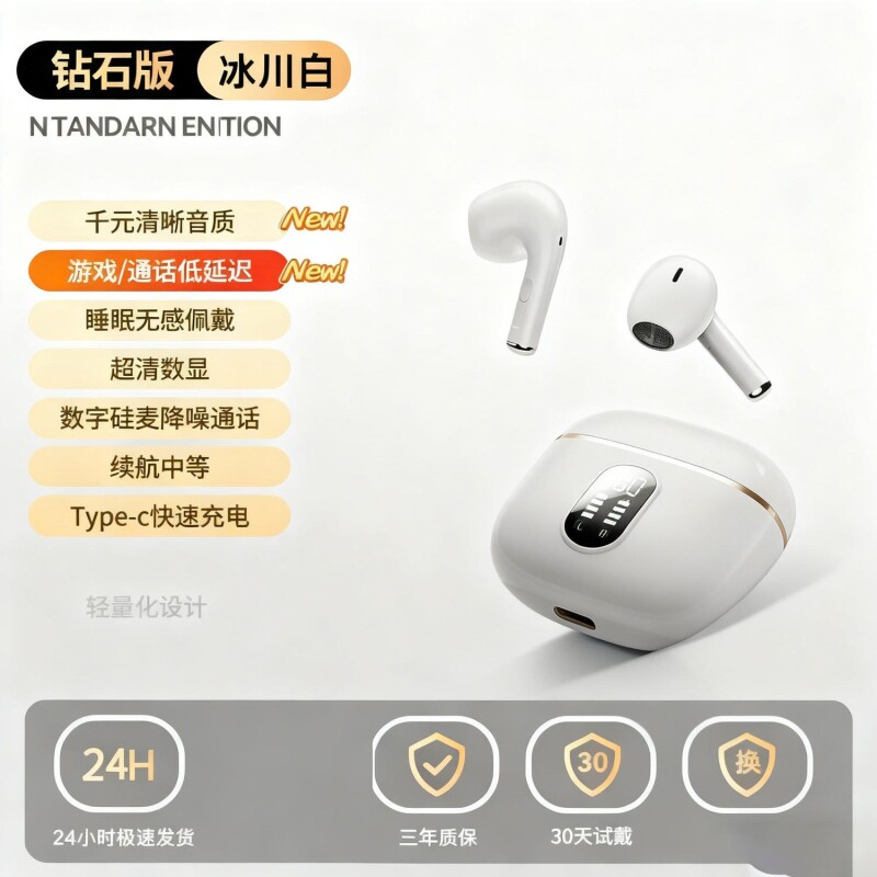 蓝牙耳机2025新款入耳式无线主动降噪高音质运动适用索尼政府补贴