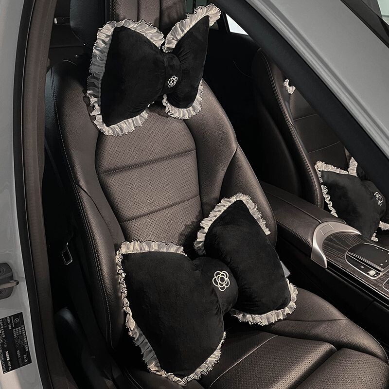 四季透气汽车头枕护颈枕高档车内腰靠车座椅枕头车内靠枕轻奢高级