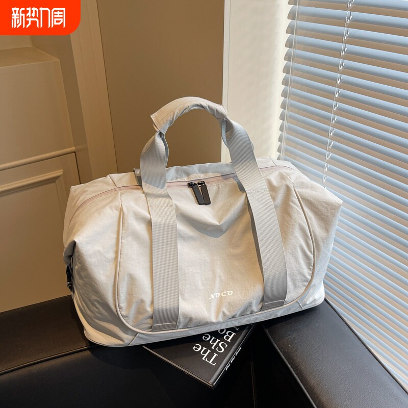 大容量短途旅行包女手提轻便运动健身包学生便携行李包旅游收纳袋