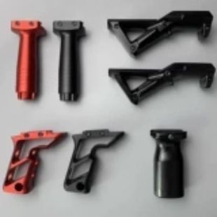 金属通用战术配件20mm导轨金属前握斜握大F骑士三角握把司骏HK416