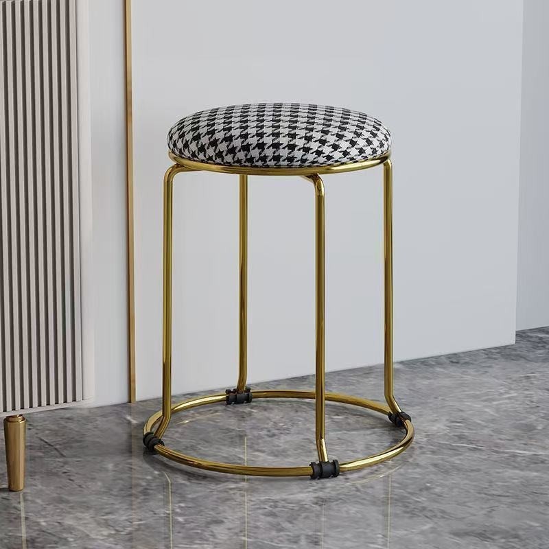 轻奢钢筋凳子现代简约圆凳家用客厅餐桌凳子北欧网红家用凳子板凳,住宅家具,矮凳,淘宝优惠券,粉丝福利购,淘宝优惠卷