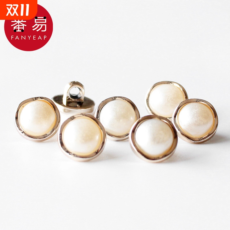 纽扣/珍珠AF1sn0-外套圆形针织衫小纽扣上衣开衫钮扣女士百搭时