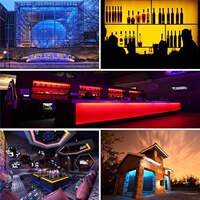 led5V light strip 5050RGB self-adhesive sheet seven-color remote control home decorative TV background wall sound pickup control thumbnail 6