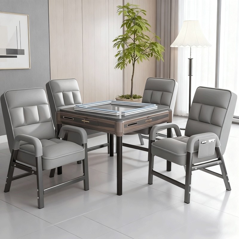 麻将椅棋牌室沙发椅舒适久坐麻将馆座椅家用靠背电脑椅子扶手电竞