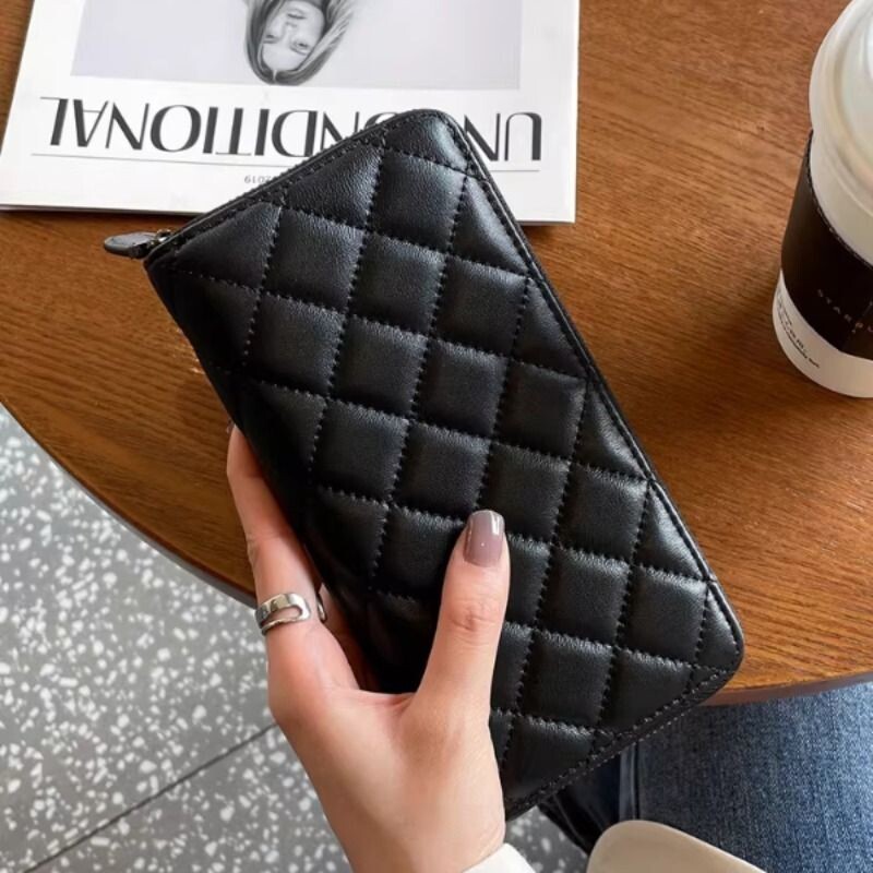 女士钱包女长款多功能皮夹2025新款时尚卡包手拿包钱夹拉链大容量