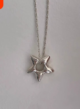 自制韩国 fillette starfish earring 海星项链锁骨链ins质感