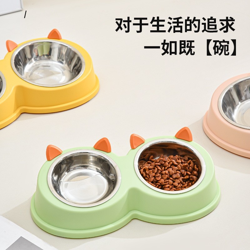 猫碗狗碗猫咪食盆不锈钢宠物双碗防打翻饮水饭盆猫盆狗盆狗狗用品,宠物/宠物食品及用品,猫狗碗/慢食碗,淘宝优惠券,粉丝福利购,淘宝优惠卷