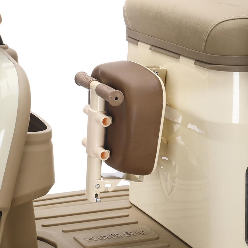 电动车三轮车前置儿童座椅折叠宝宝座椅儿童电瓶车小孩可折叠安全