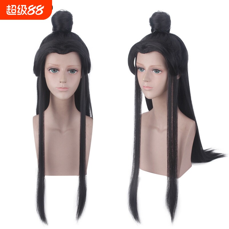 动漫假发 天官赐福小说同款谢怜 花城 花城花架 太子悦神 cos