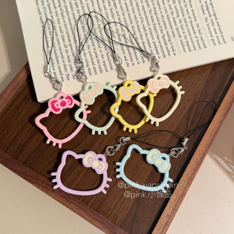 ins风KT猫钥匙扣挂件甜美少女可爱挂件卡通包包情侣吊坠挂饰礼物