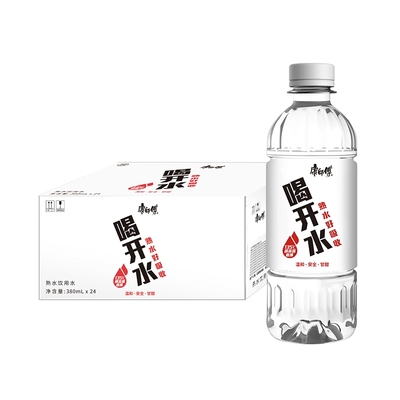 康师傅熟水喝开水380ml*24瓶整箱包邮小瓶装饮用水非矿泉水纯净水