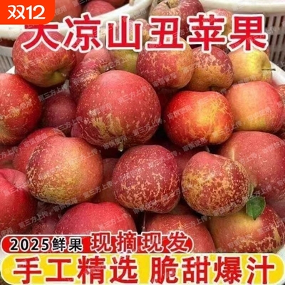 丑苹果冰糖心大凉山苹果新鲜水果10四川斤盐源红富士当季洛川平果