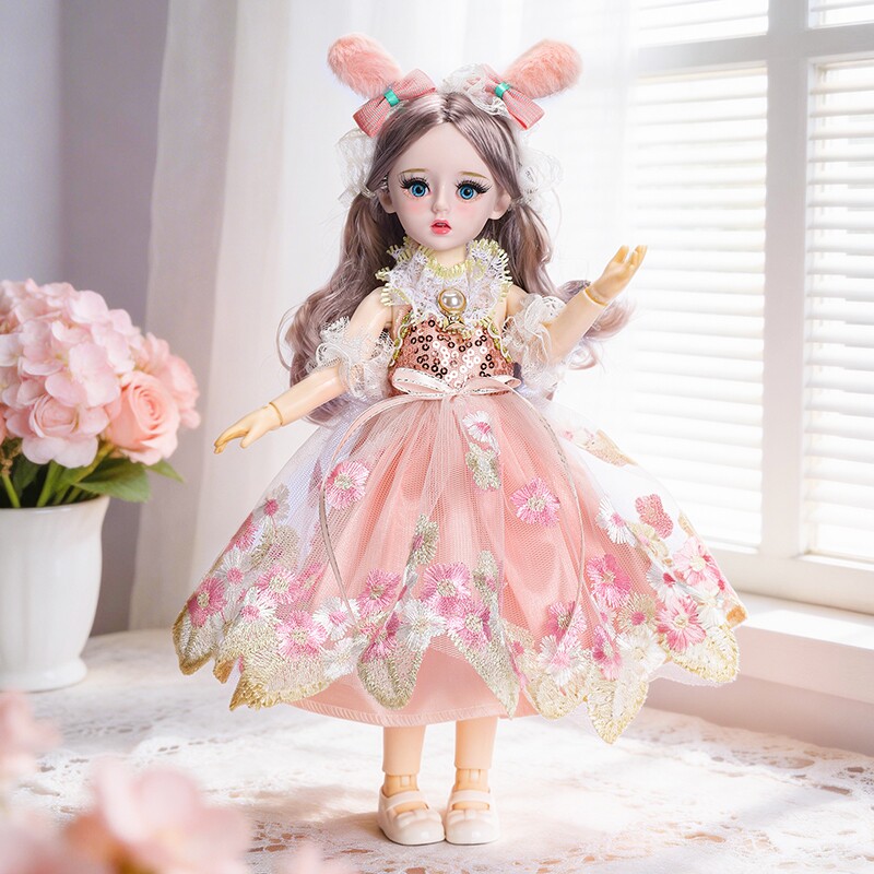 【礼盒装】30厘米公主BJD设计可爱精致女孩玩具洋娃娃精美礼物