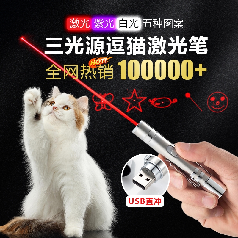 激光逗猫笔多图案2024新款