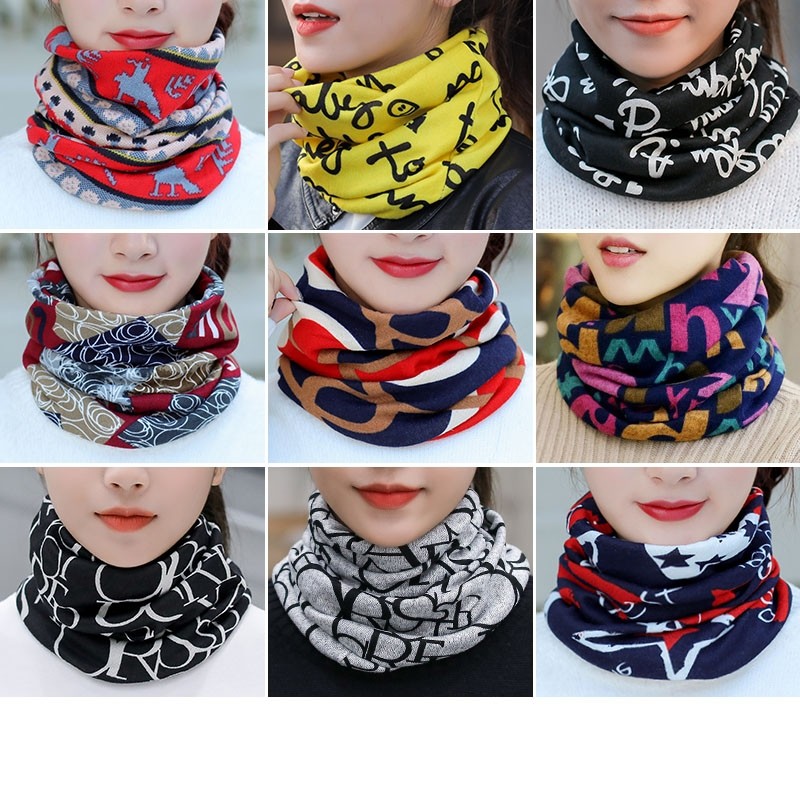 围脖女冬季保暖小脖套防寒帽子女士堆堆帽2024新款护颈围巾男防风