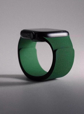 适用苹果iwatchs11手表S10表带硅胶9磁吸87夏季6男女情侣款applewatch纯色4代SE高级感ultra32腕带橙色黑色