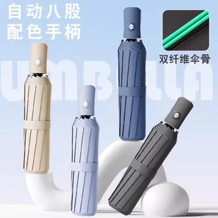 金币到手8.7元！24骨双龙骨全自动雨伞