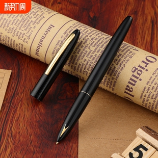 复古怀旧老款 英雄牌钢笔329P 2经典 329 学生专用练字铱金笔暗尖可替换墨囊书法墨水笔吸墨打磨特细 329S