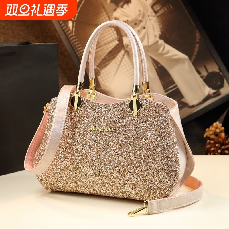 妈妈款包包2025新款大气真皮高级感中年女士婆婆手提包高档大包包