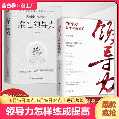 【正版书籍】领导力是怎样练成的 提高领导力 领导者的全局观培养指南（两本）