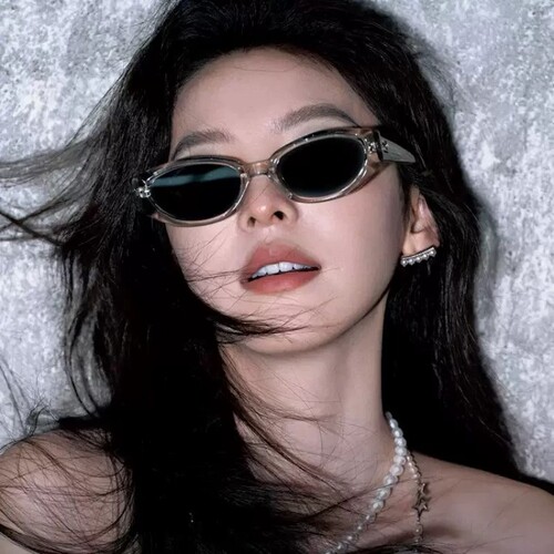 章若楠同款猫眼墨镜女复古高级感