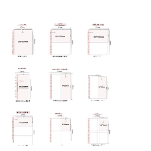 A5卡册明信片镭射票拍立得346寸专辑小与深空谷子收纳内页宫格透明四格票根双面蓝色多尺寸紫色三孔高透二格