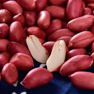 新红皮花生米生的新货东北新鲜杂粮农家小红衣花生仁多规格