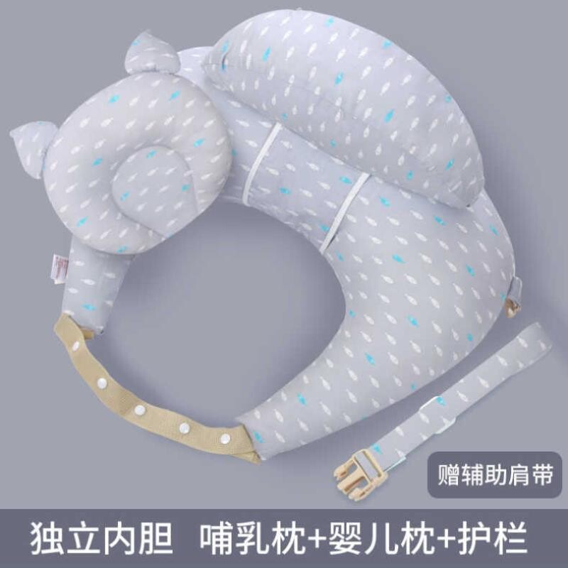 哺乳枕头喂奶神器孕妇护腰椅子新生婴儿抱睡枕侧躺垫抱枕坐月子托