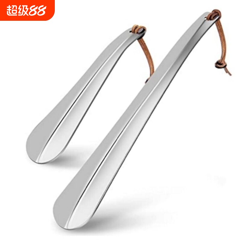 亚马逊畅销金属不锈钢鞋拔子 加厚鞋拔 加长提鞋器 穿鞋器18-49CM图片
