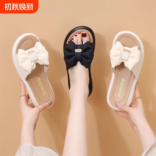 真皮踩屎感凉拖鞋女鞋夏外穿居家