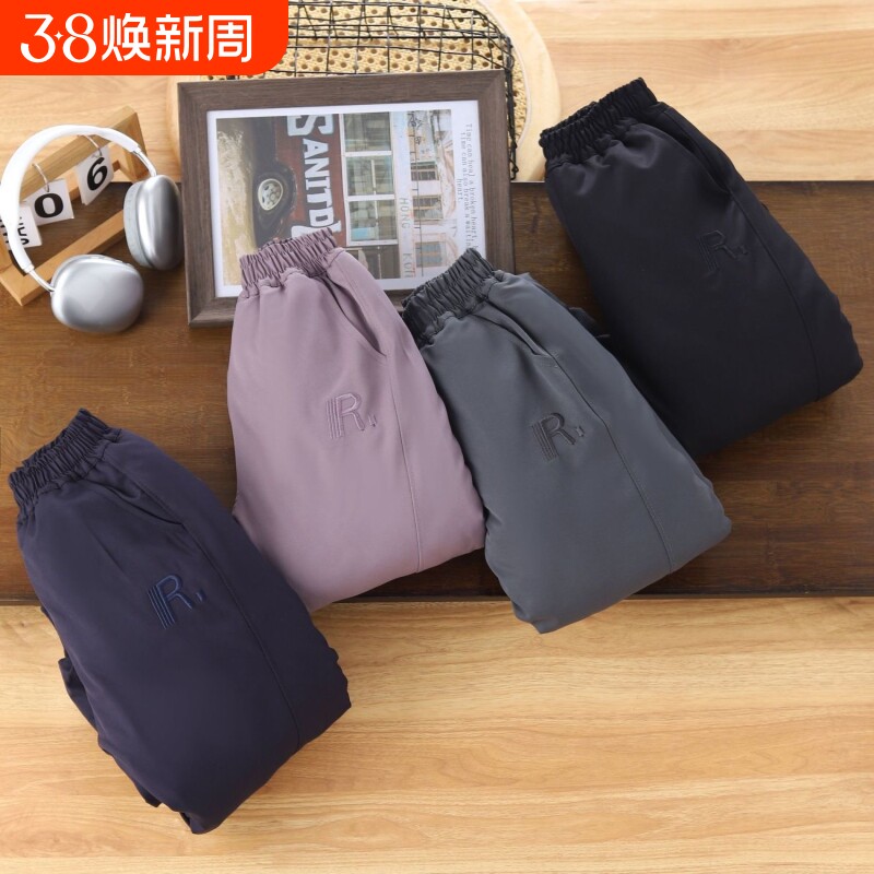 冲锋裤男童防风保暖儿童冬季棉裤2025加绒加棉大童运动裤一条过冬