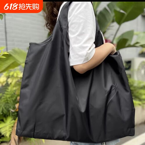 卡通手提大容量可折叠时尚超市购物袋子便携式单肩包环保买菜布包