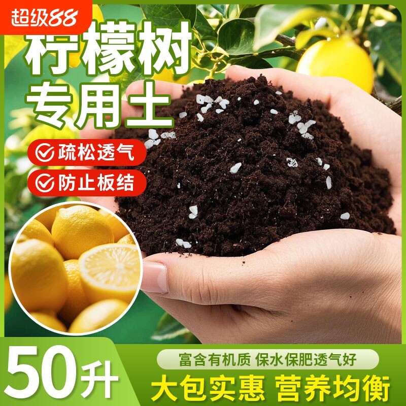 香水柠檬果树盆栽土壤果树专用土图片