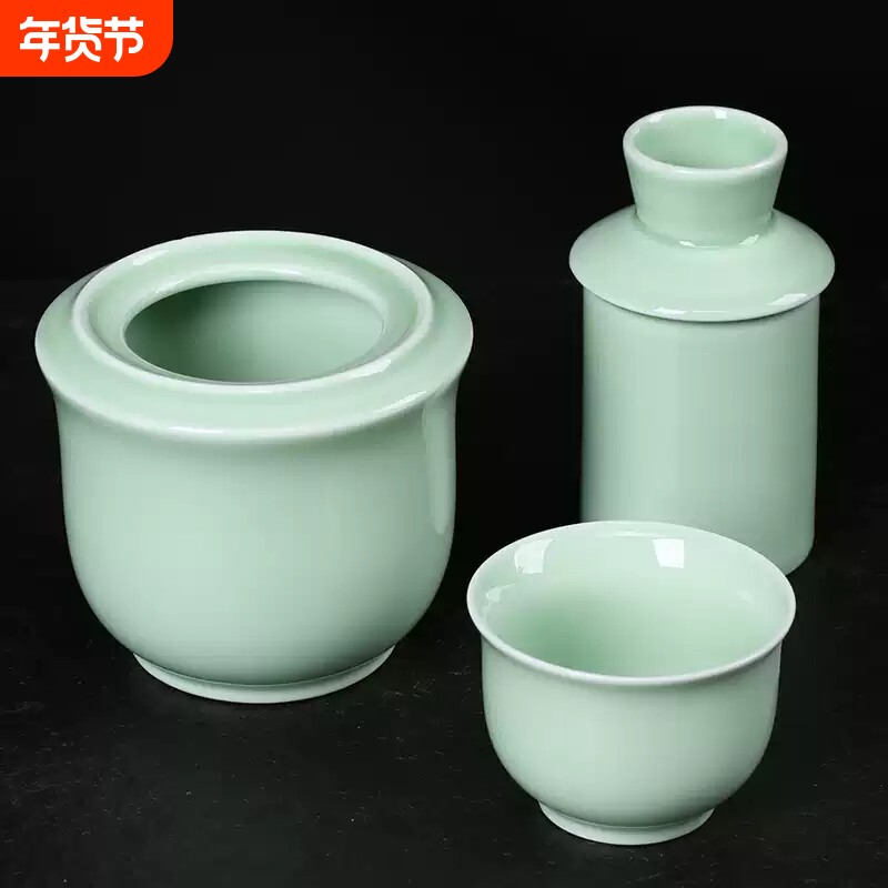 温酒器烫酒壶家用温酒壶热酒壶二两陶瓷酒具烫酒黄酒酒杯酒器